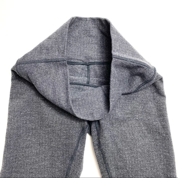 Lululemon Wunder Under Herringbone Crop Pants Gray - Picture 8 of 11